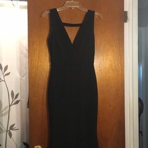 Long black formal gown worn once